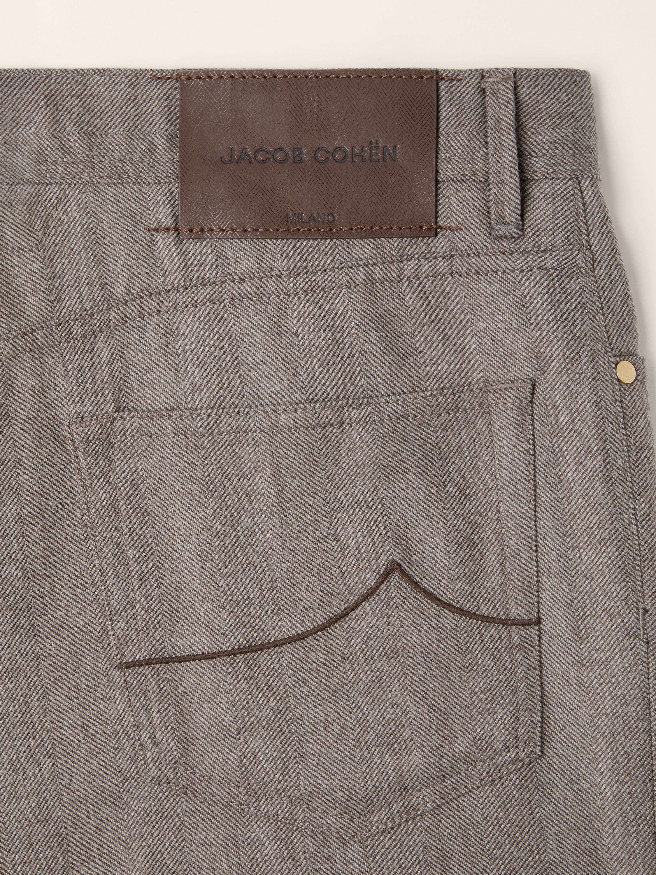 Alex — Wool Chevron Pants - Image 3