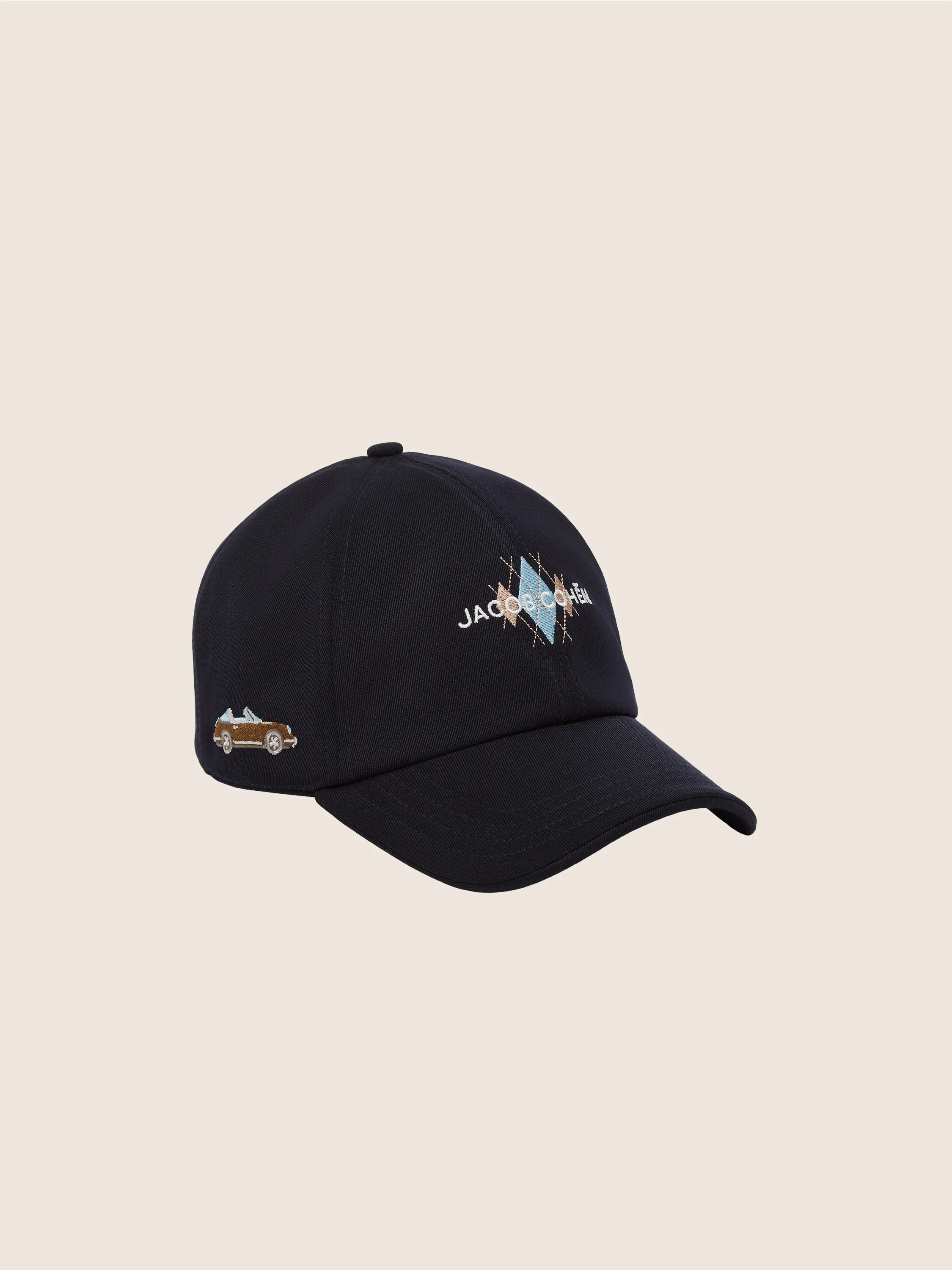 Wool-Cashmere Gabardine Baseball Hat