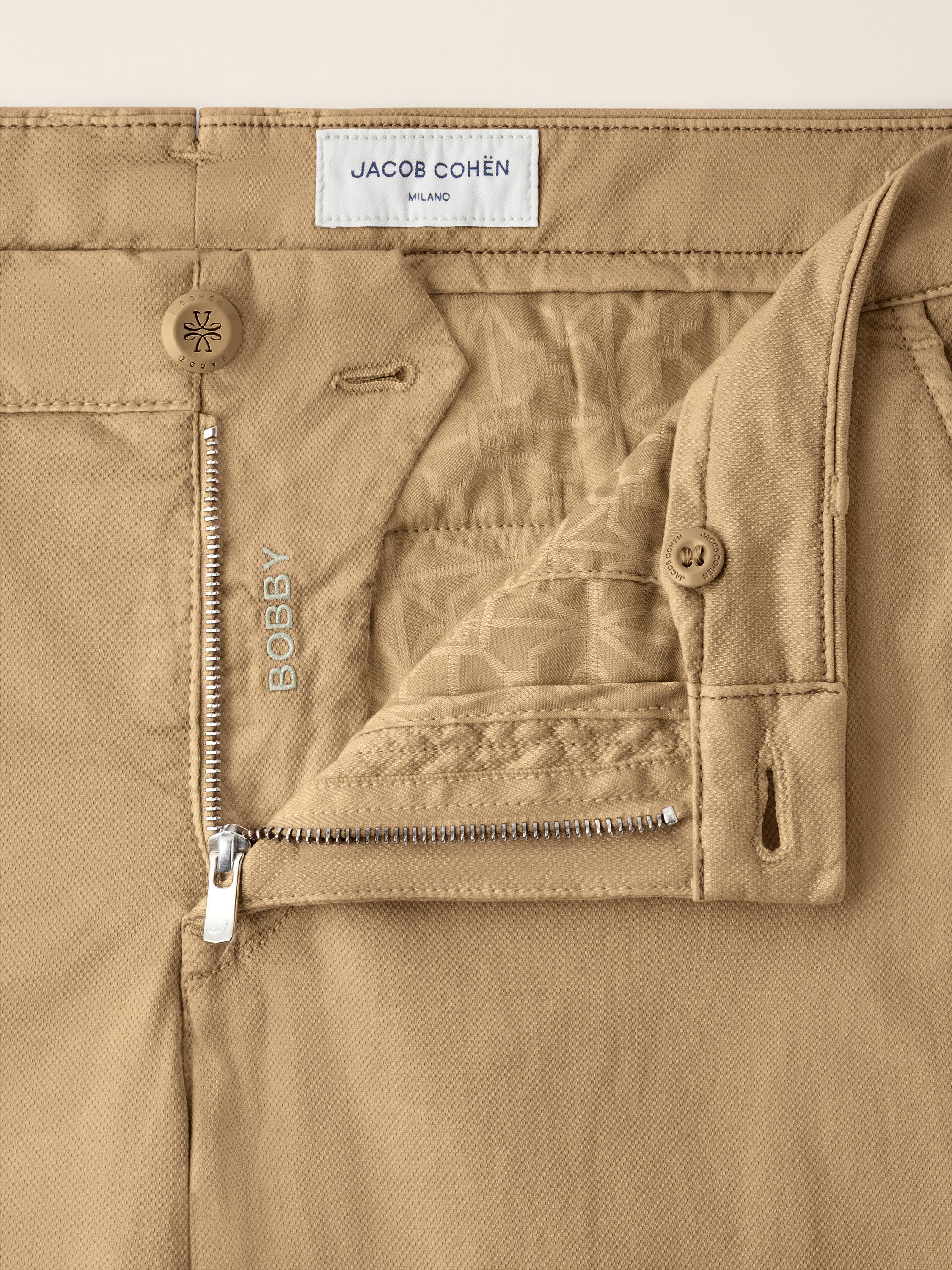 Bobby – Pants in Honeycomb Stretch Cotton - Image 6