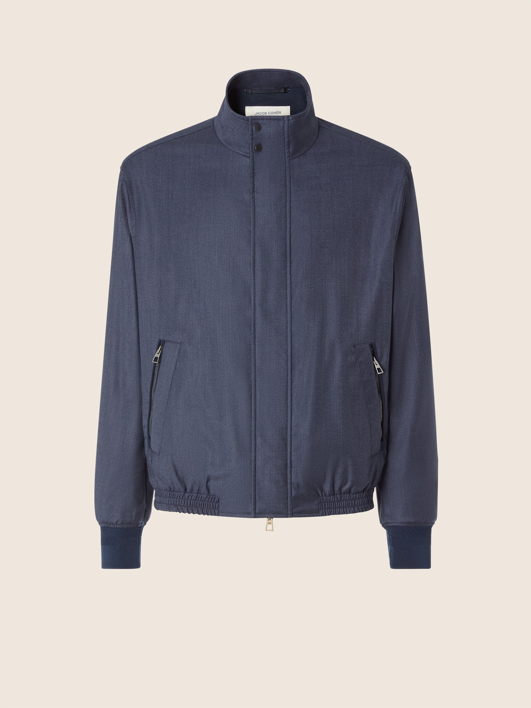Comfort Wool-Cashmere Cloth Bomber
