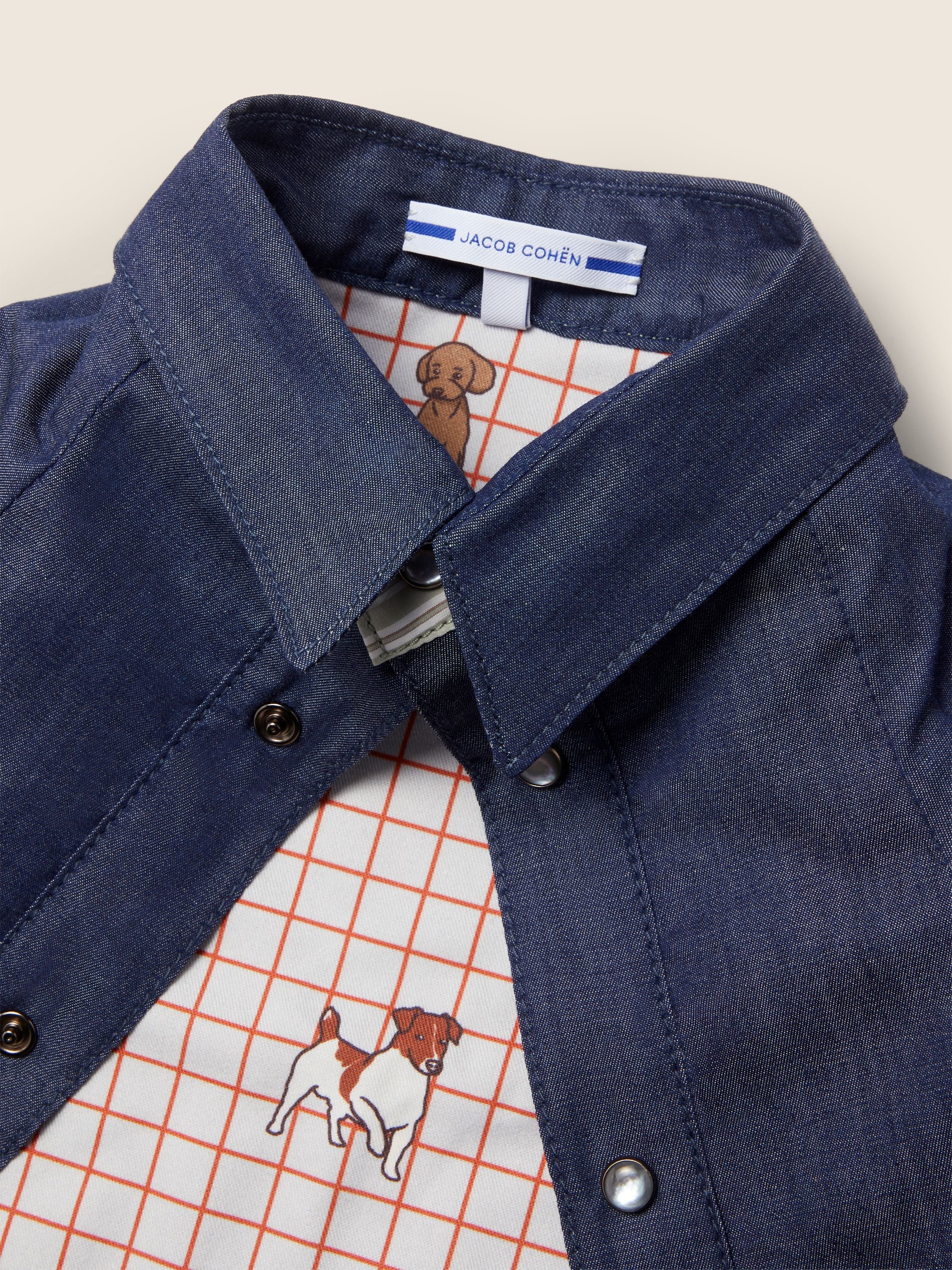 Lightweight Denim Dog Coat - Image 3