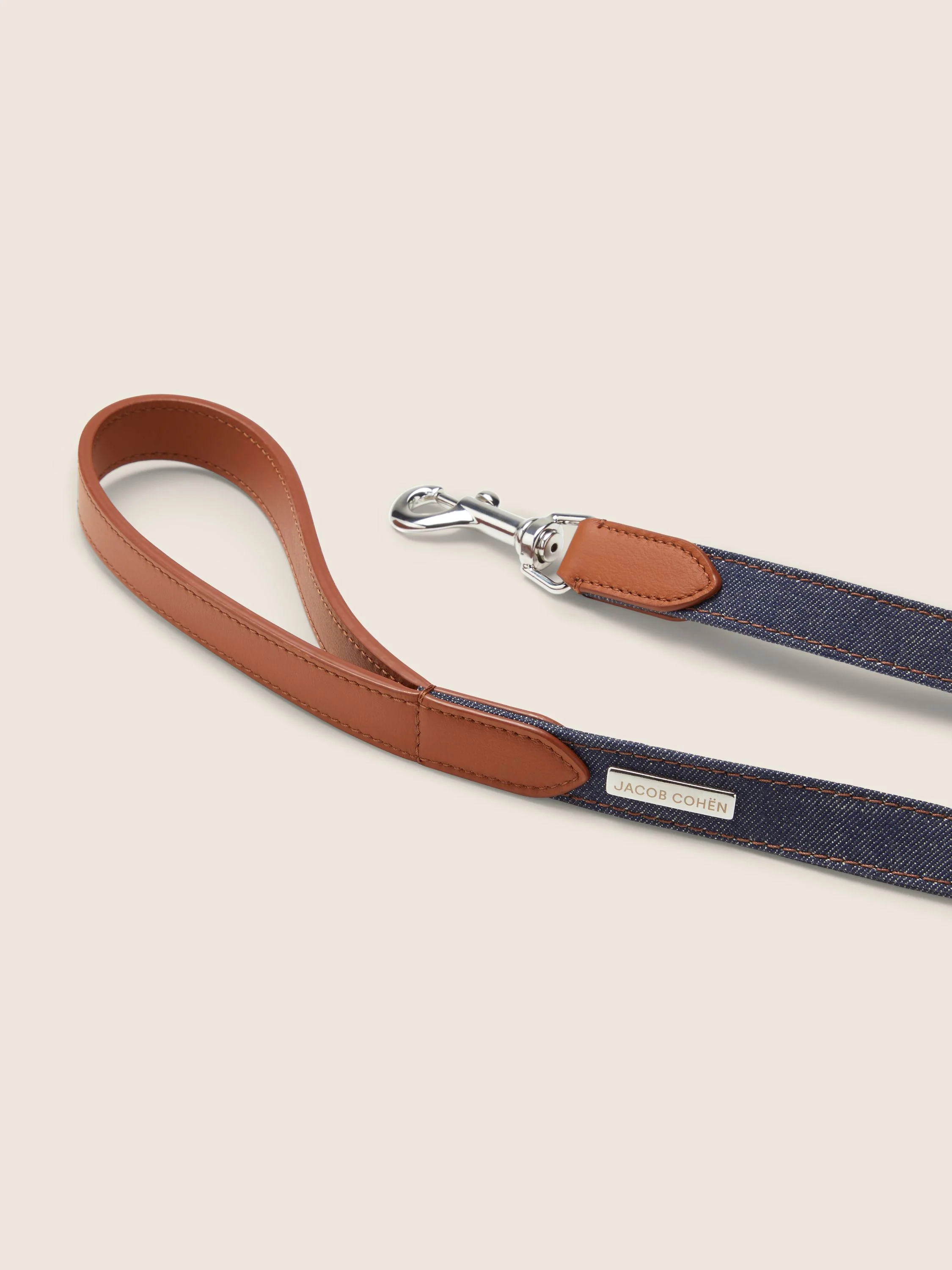 Denim and Leather Collar and Leash Kit - Image 3
