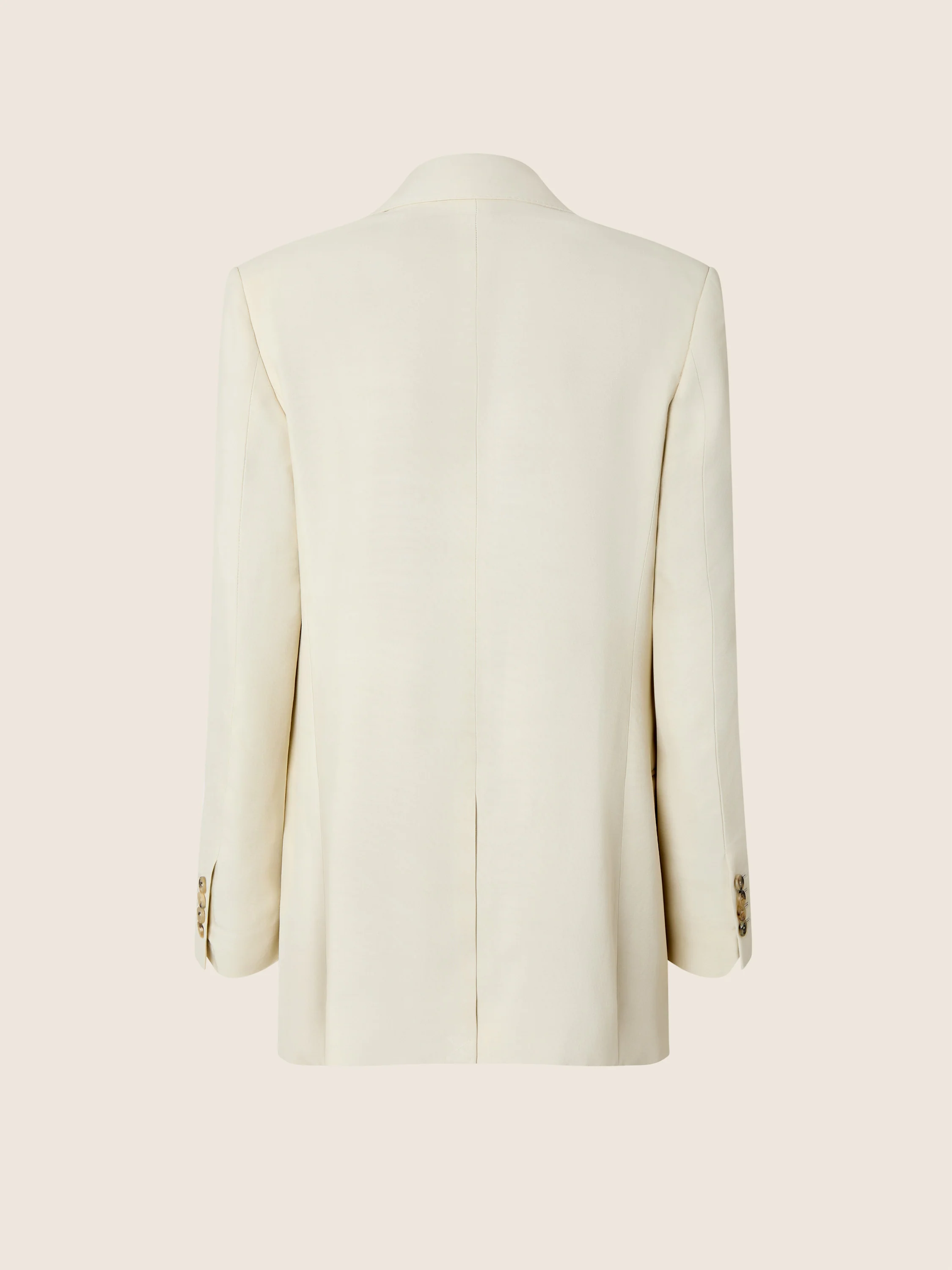 Viscose-Silk Canvas Blazer - Image 4