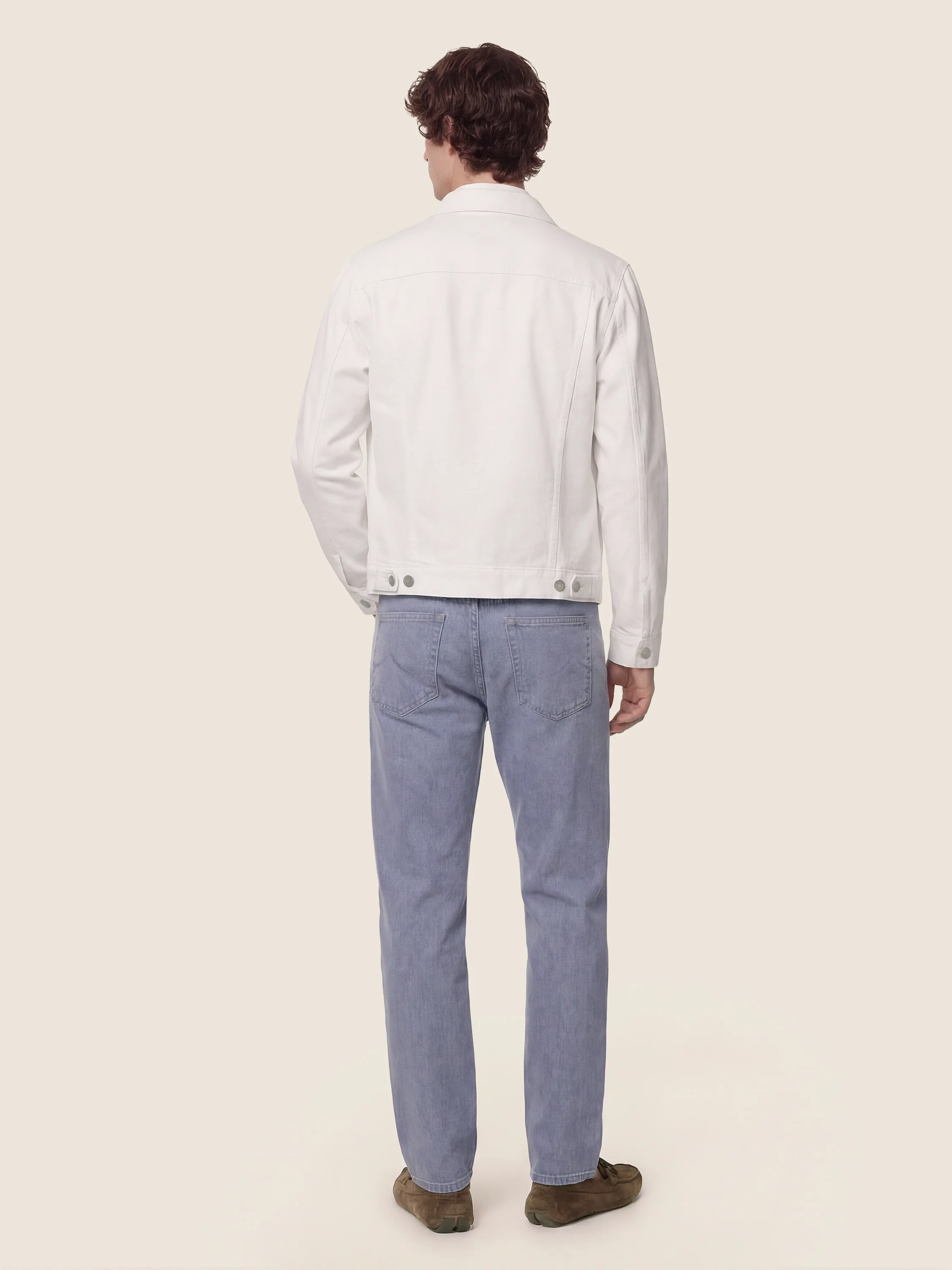 Edo - Pants in Cotton Bull Fabric - Image 4