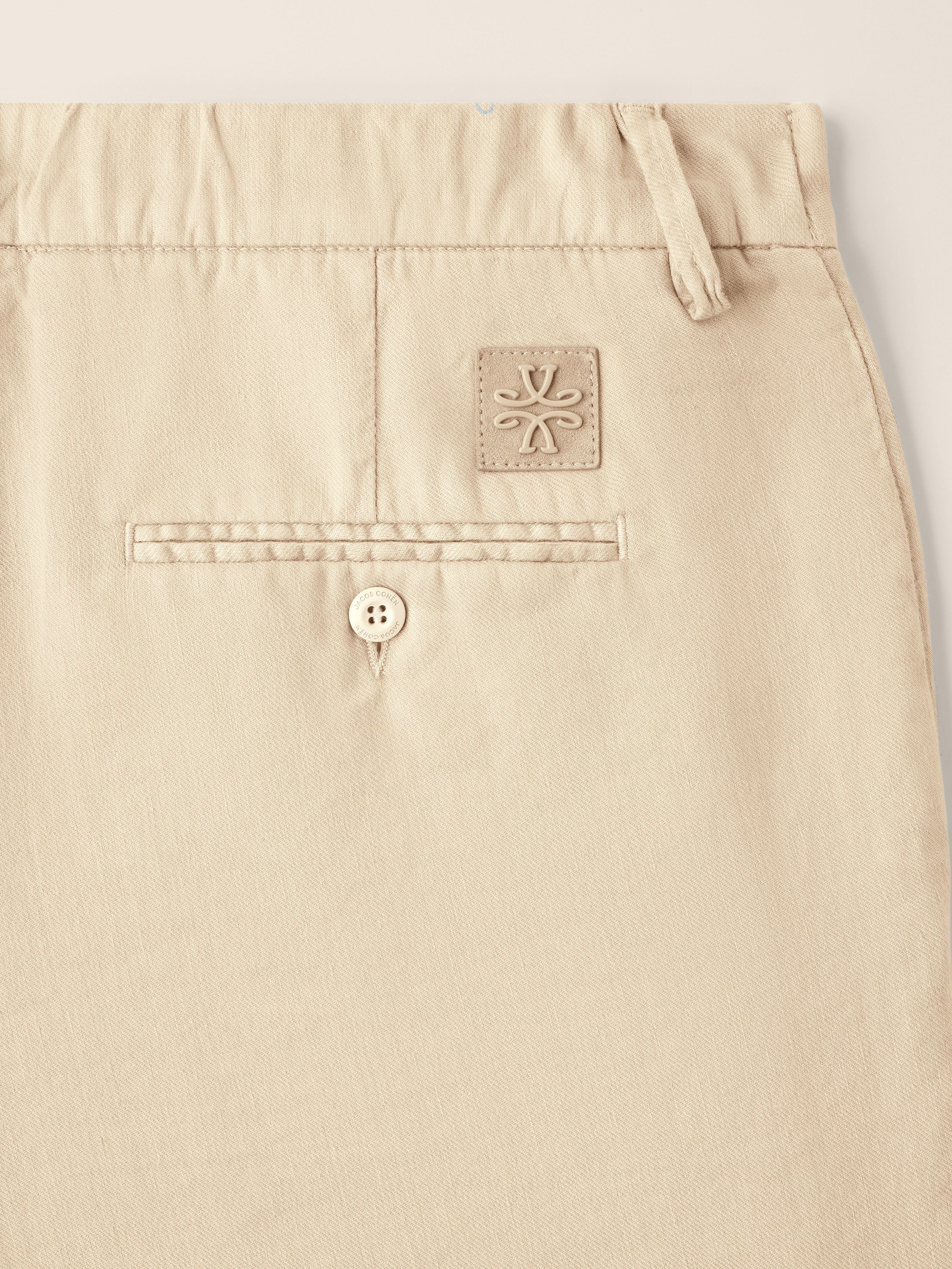 Gray – Pants in Cotton and Linen gabardine - Image 4