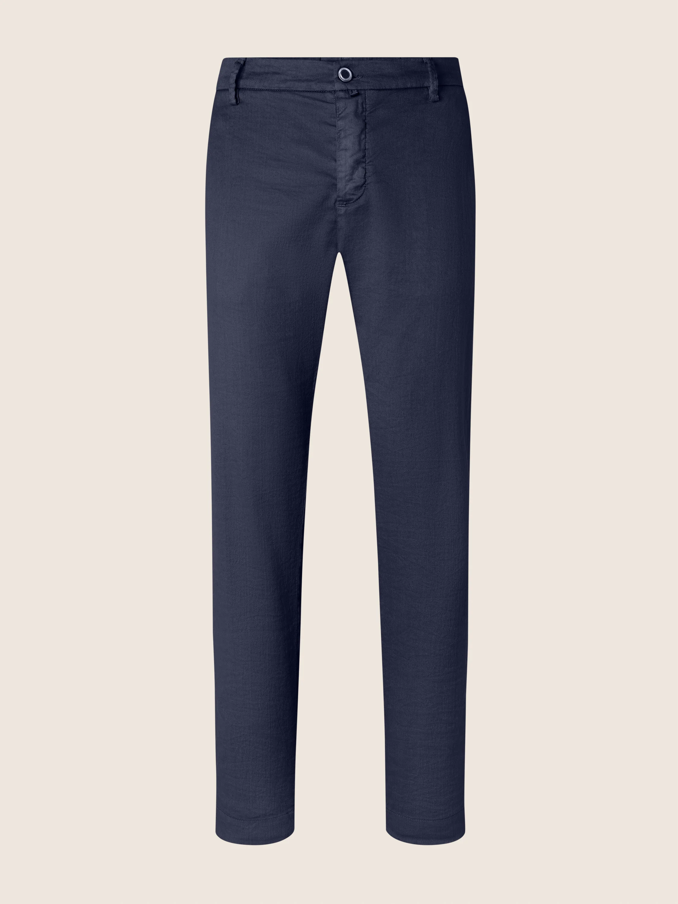 Gray – Pants in Cotton and Linen Stretch Gabardine