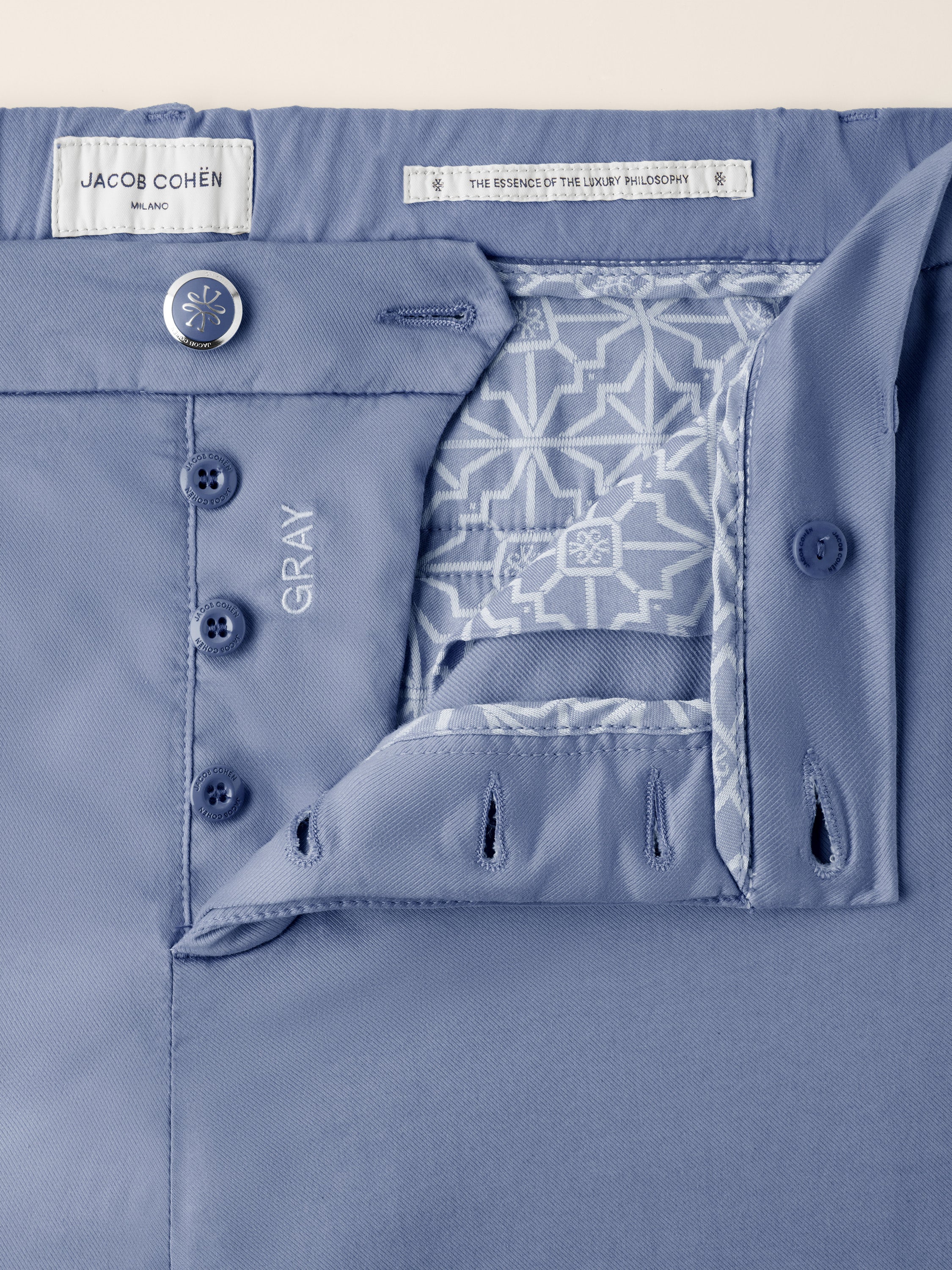 Gray - Pants in Stretch Twill - Image 6