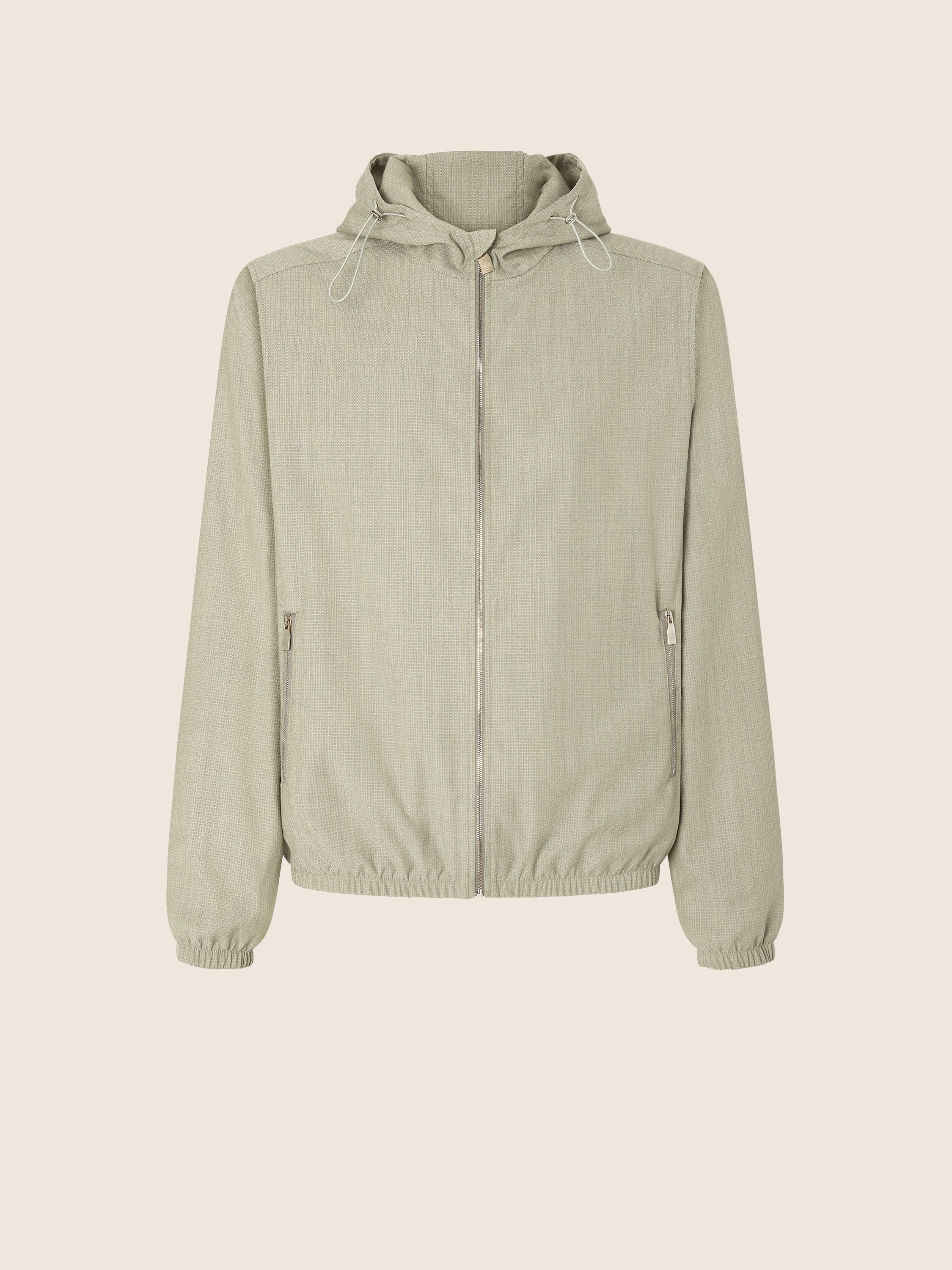 Wool and Nylon Ripstop Jacket
