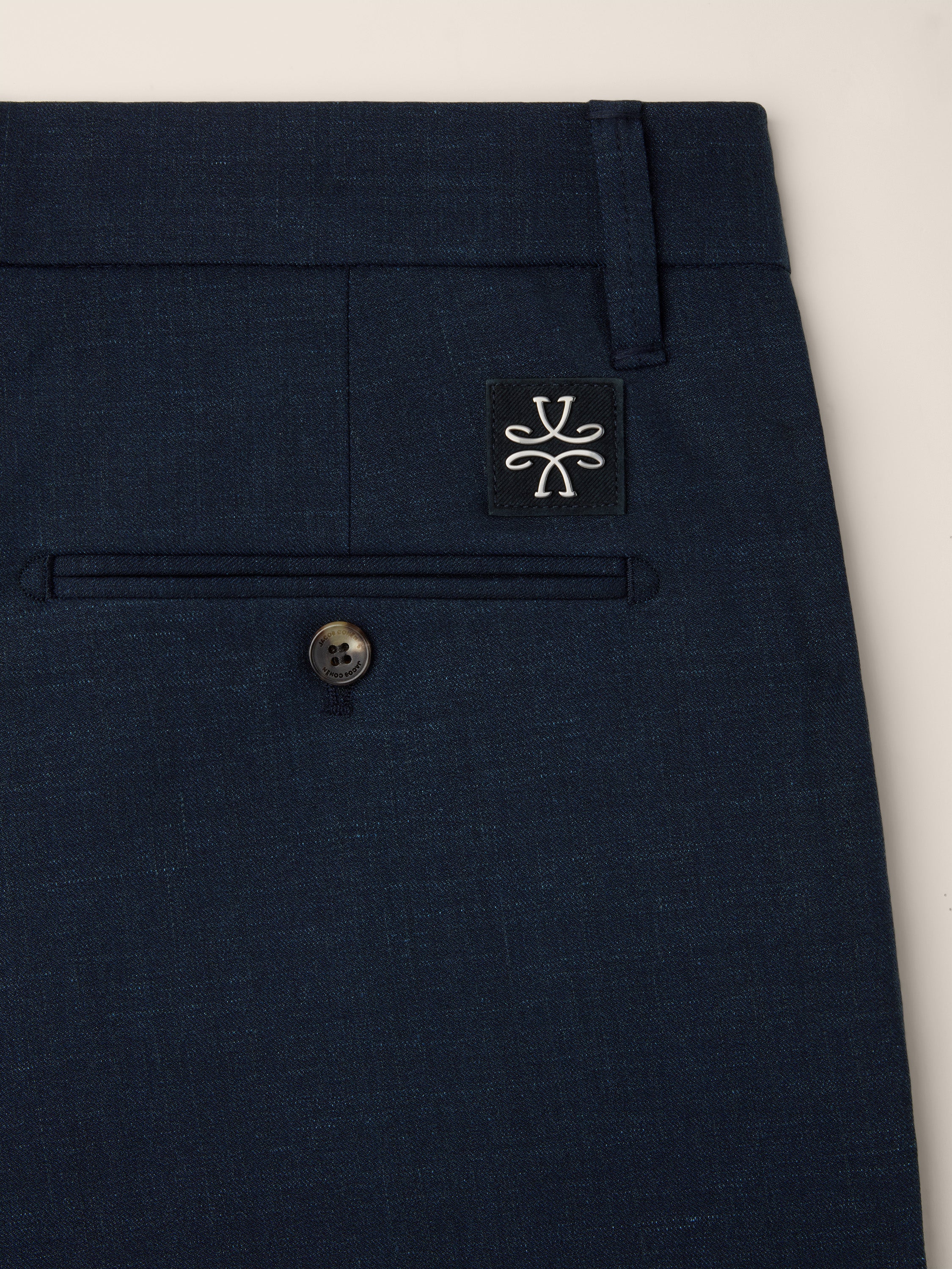 John – Pants in Silk and Linen Stretch Gabardine - Image 3