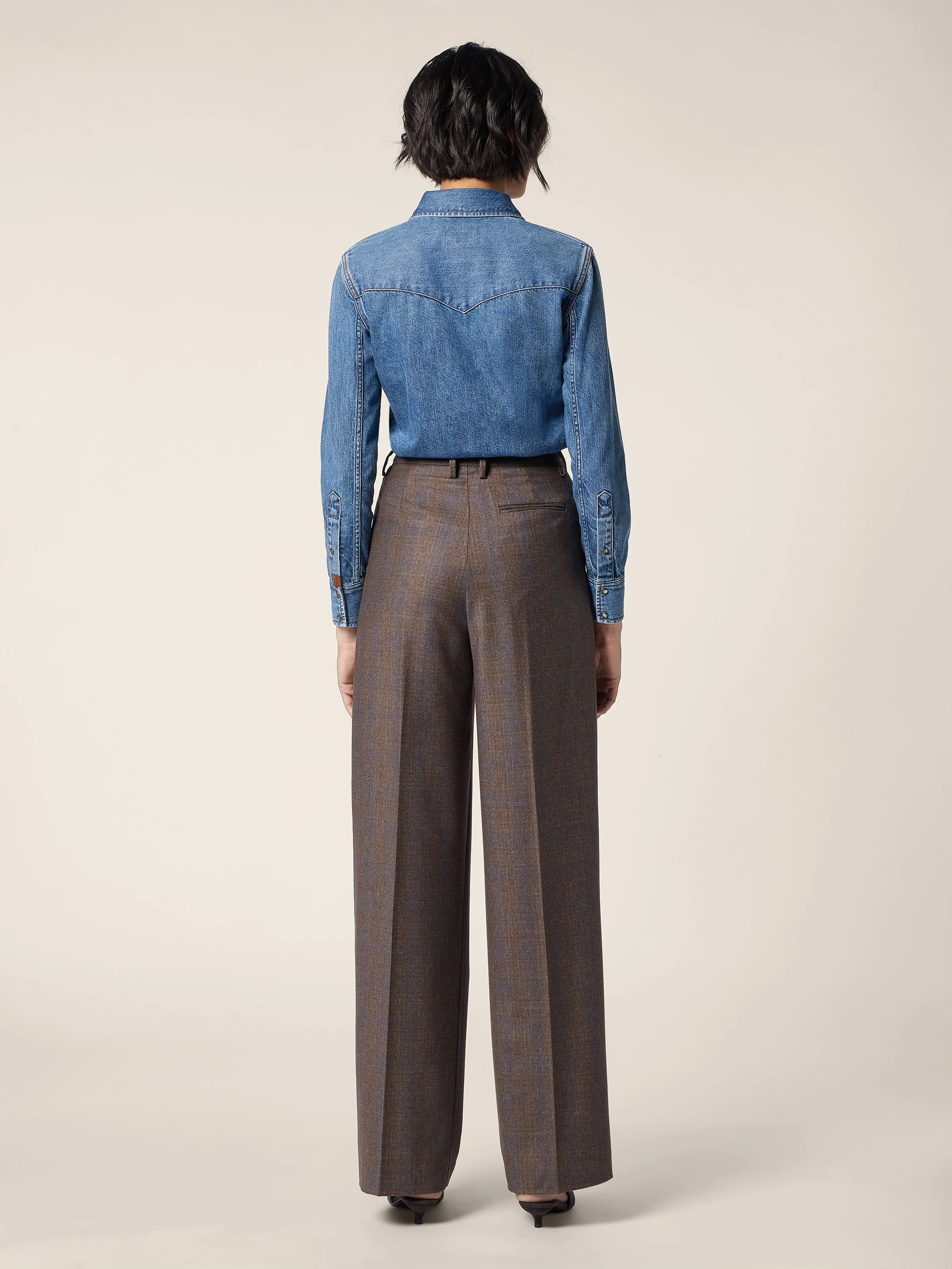 Light Denim Western Shirt - Image 3