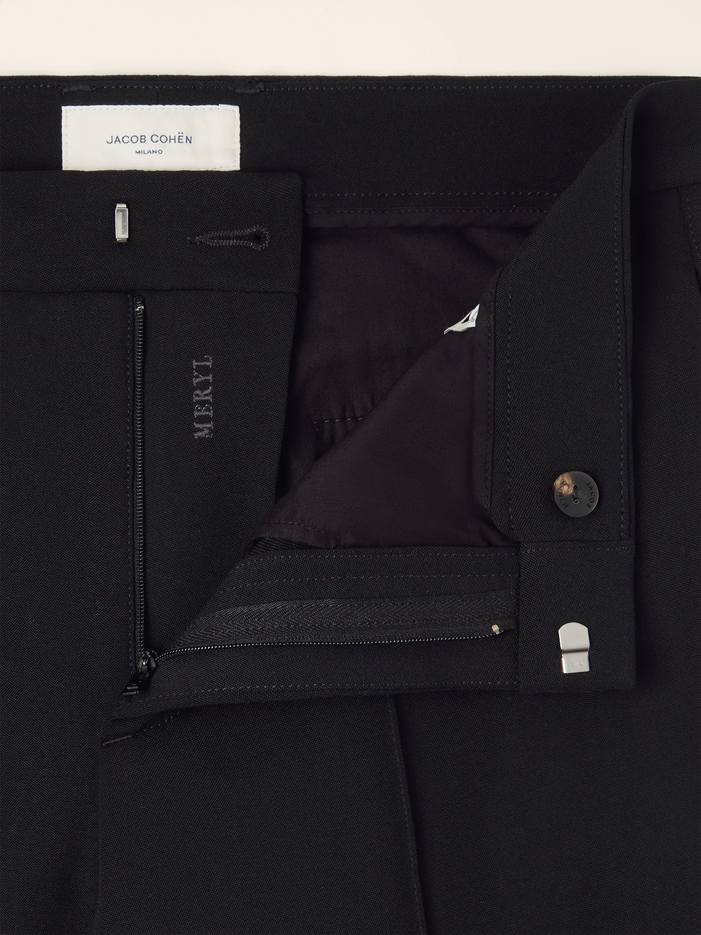 Meryl – Wool Satin Pants - Image 5