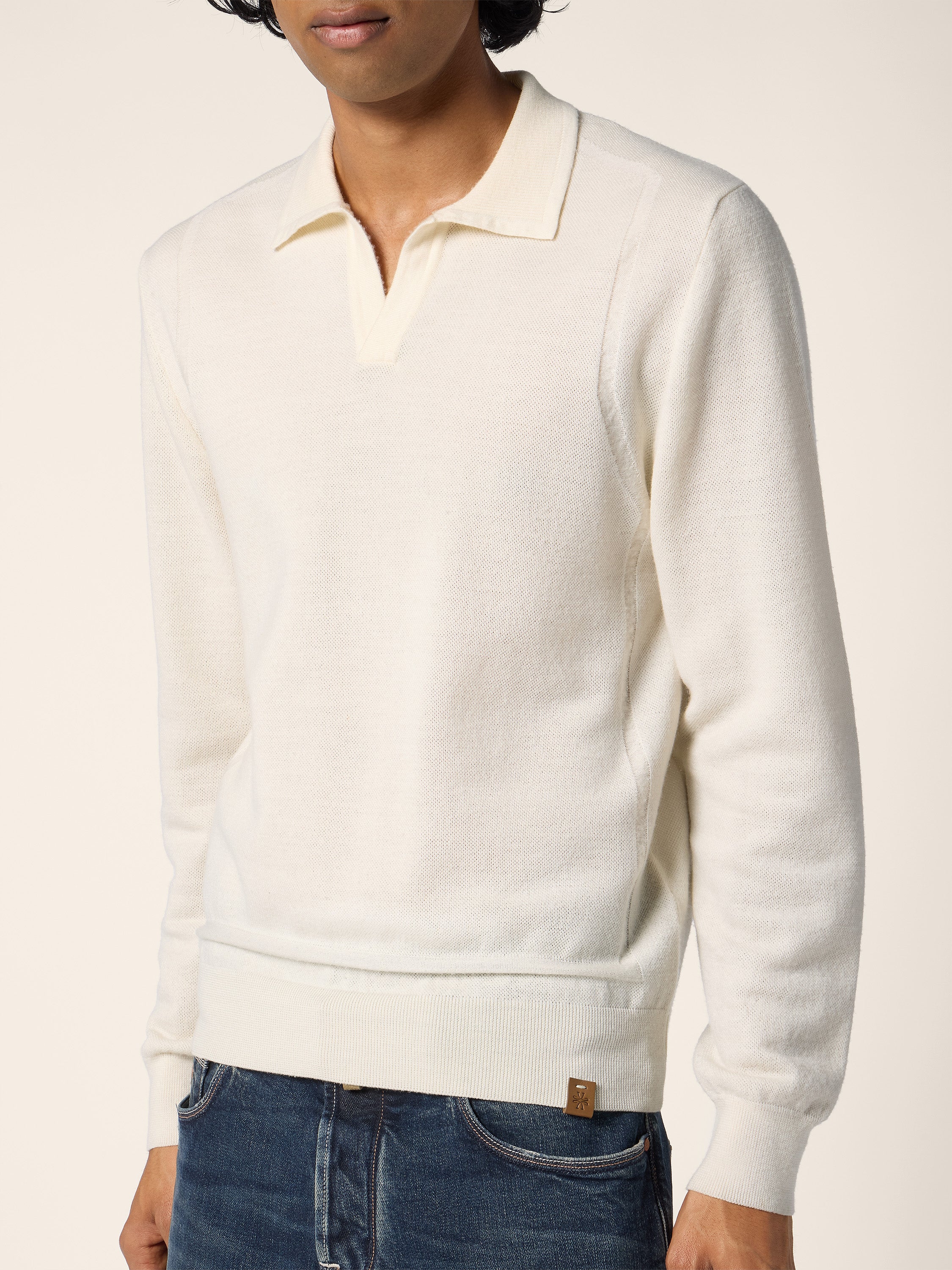 Brushed Wool Polo - Image 4