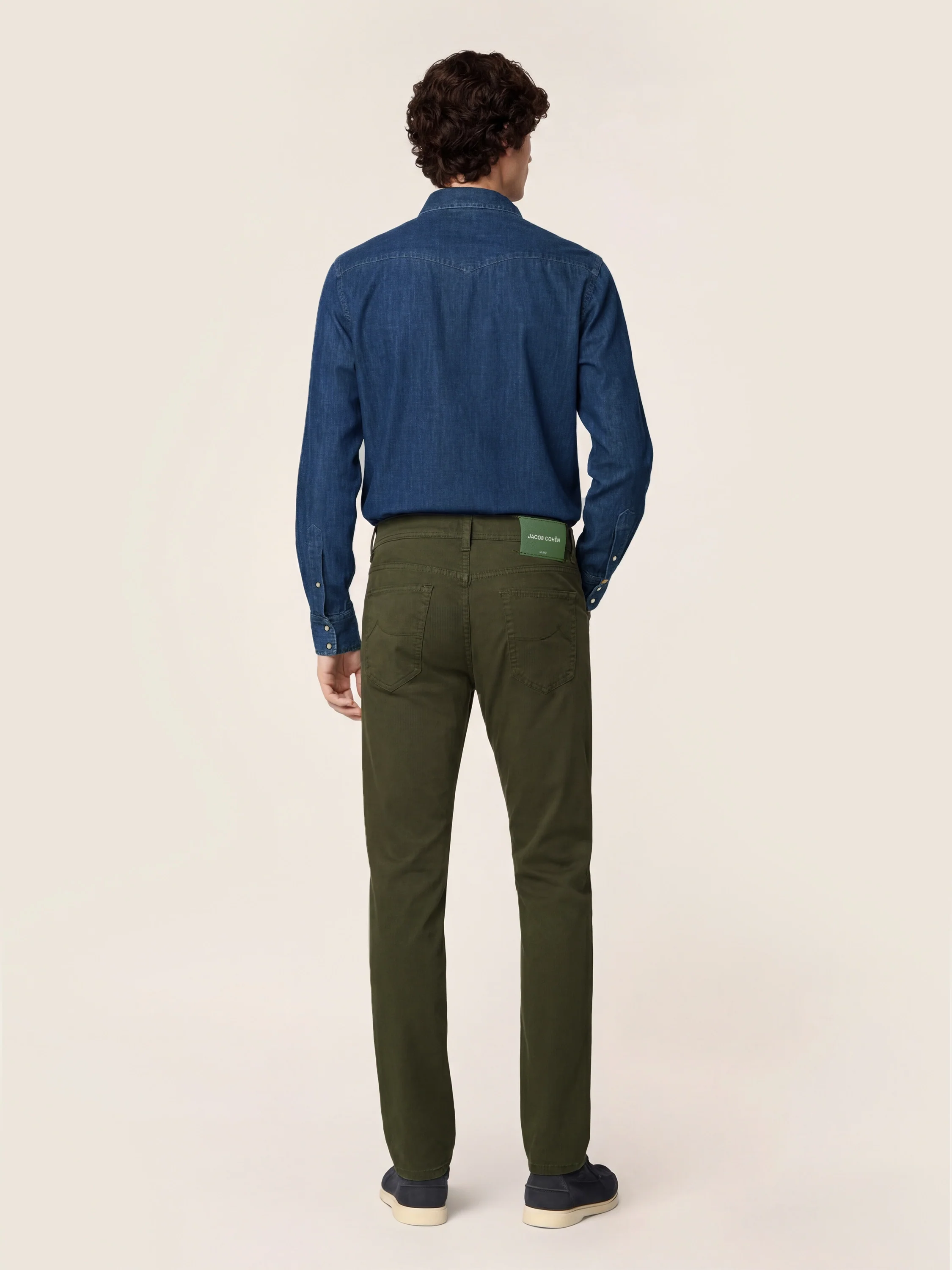 Western Shirt in Lightweight Denim - Image 3