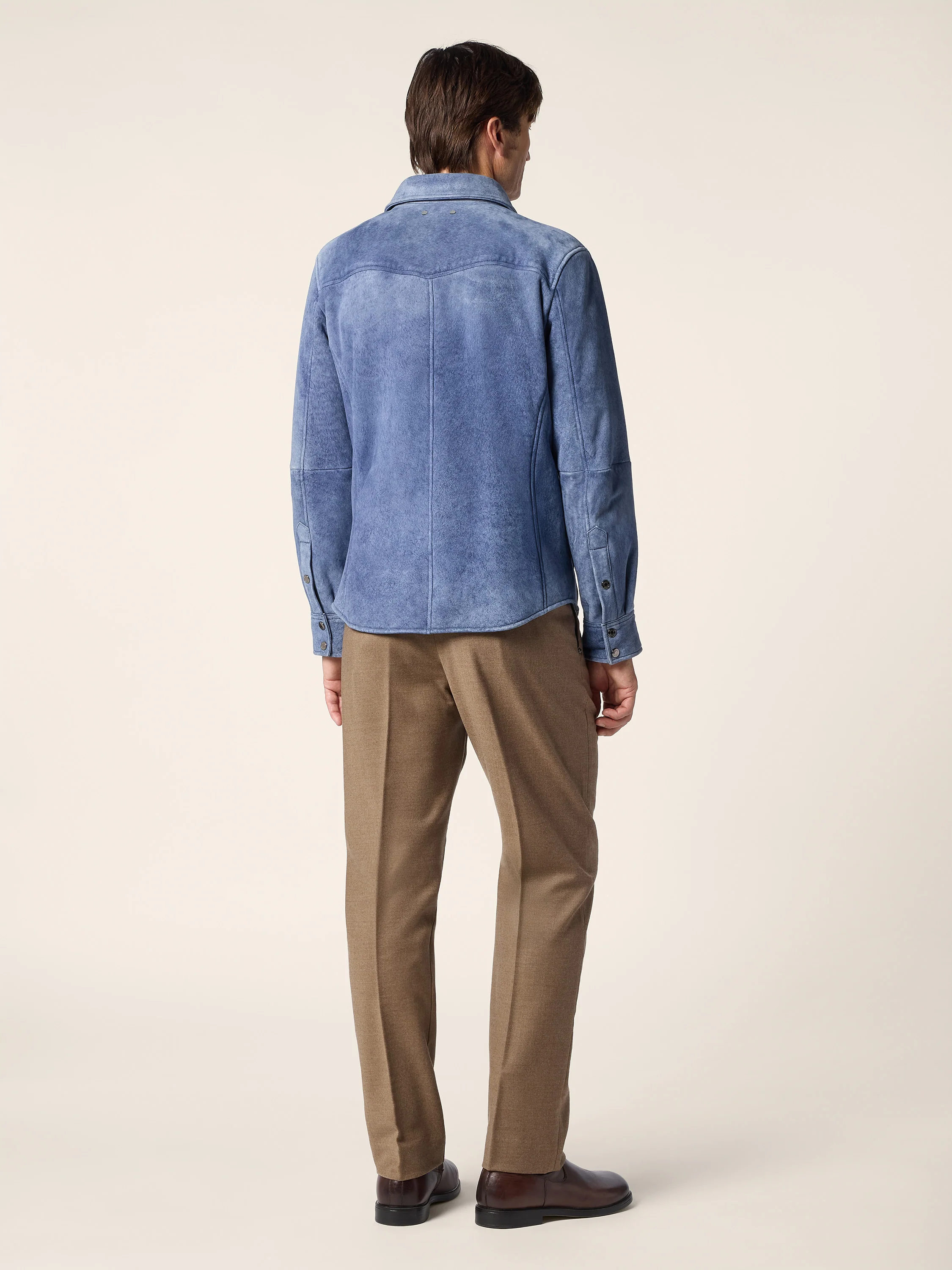 Lacaune Shearling Western Overshirt - Image 3
